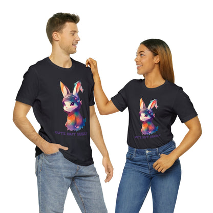 Cute But Deadly | Bunny Warrior | Cartoon | Rabbit | Usagi Yojimbo | Unisex | Men's | Women's | Tee | T-Shirt