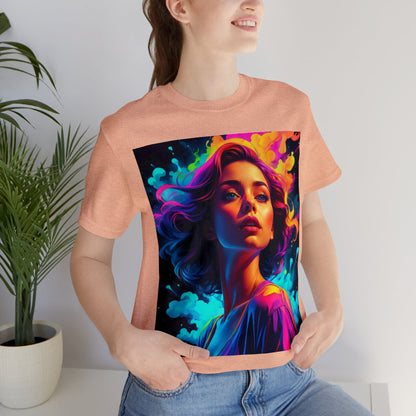 Holi Girl | HD Graphics | Festival of Colors | Vibrant | Coquette | Unisex | Men's | Women's | Tee | T-Shirt