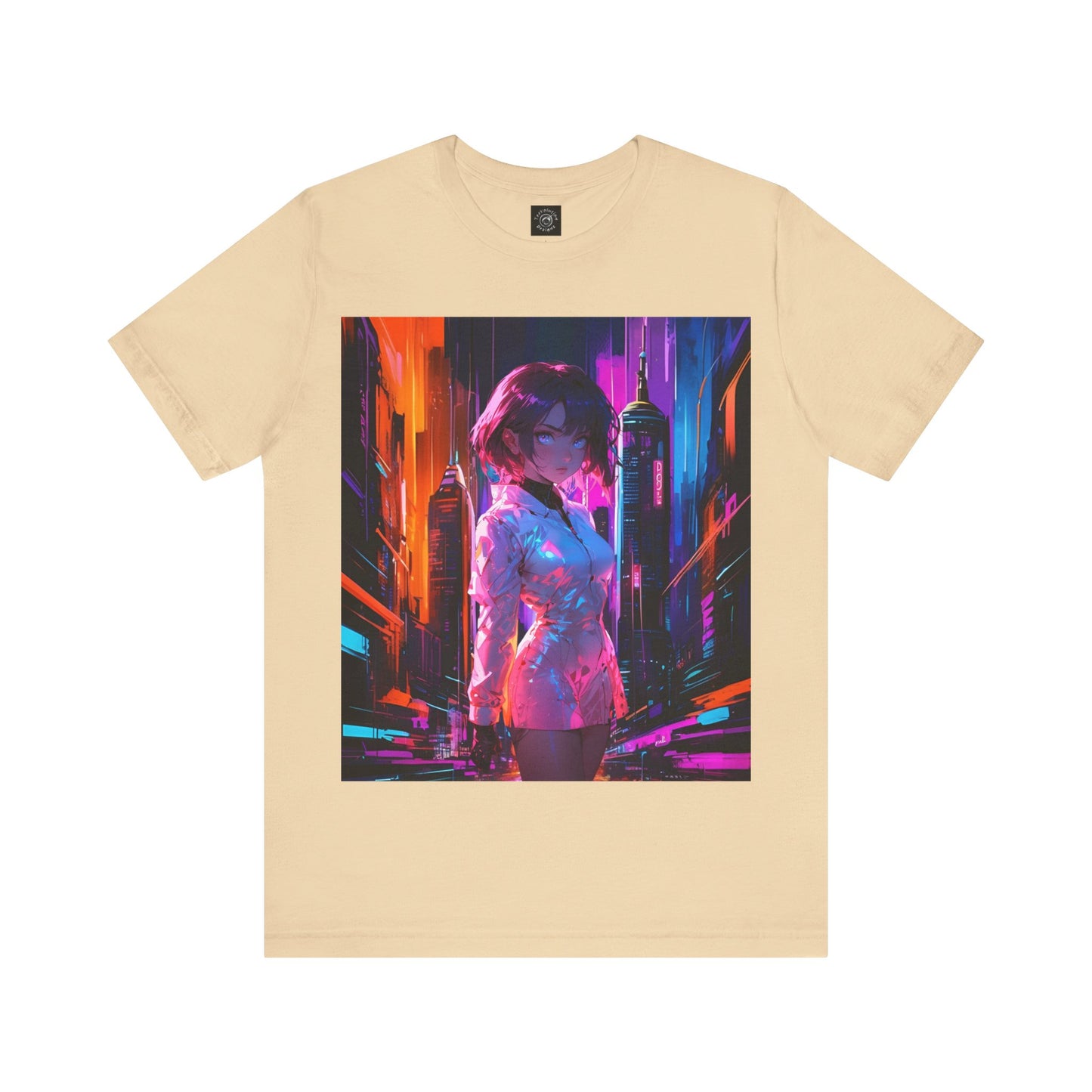 Crossroads Of Color | HD Graphic | Abstract | Neon Color | Anime | Unisex | Men's | Women's | Tee | T-Shirt