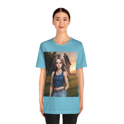 Country Girl | HD Graphic | Pretty Girl | Unisex | Men's | Women's | Tee | T-Shirt