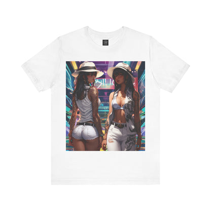 Girls Night Out | HD Graphic | Anime Style | Party | 2 Girls 1 Shirt | Unisex | Men's | Women's | Tee | T-Shirt