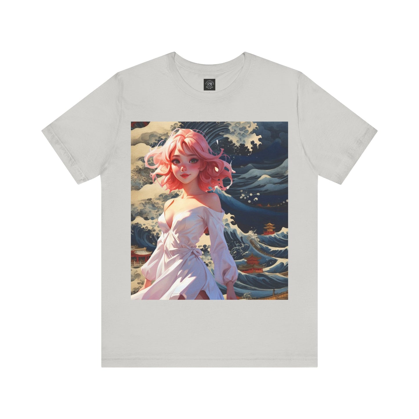 Waves of Beauty | HD Graphic | Pretty Girl | Japanese Art | Men's | Women's | Tee | T-Shirt