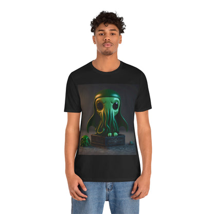 Cthulhu Pop Tee | H.P Lovecraft | The Book | Geek Gift | Fantasy Character | Sci Fi Lovers | Cute | Unisex | Men's | Women's | Tee | T-Shirt | Funko Style