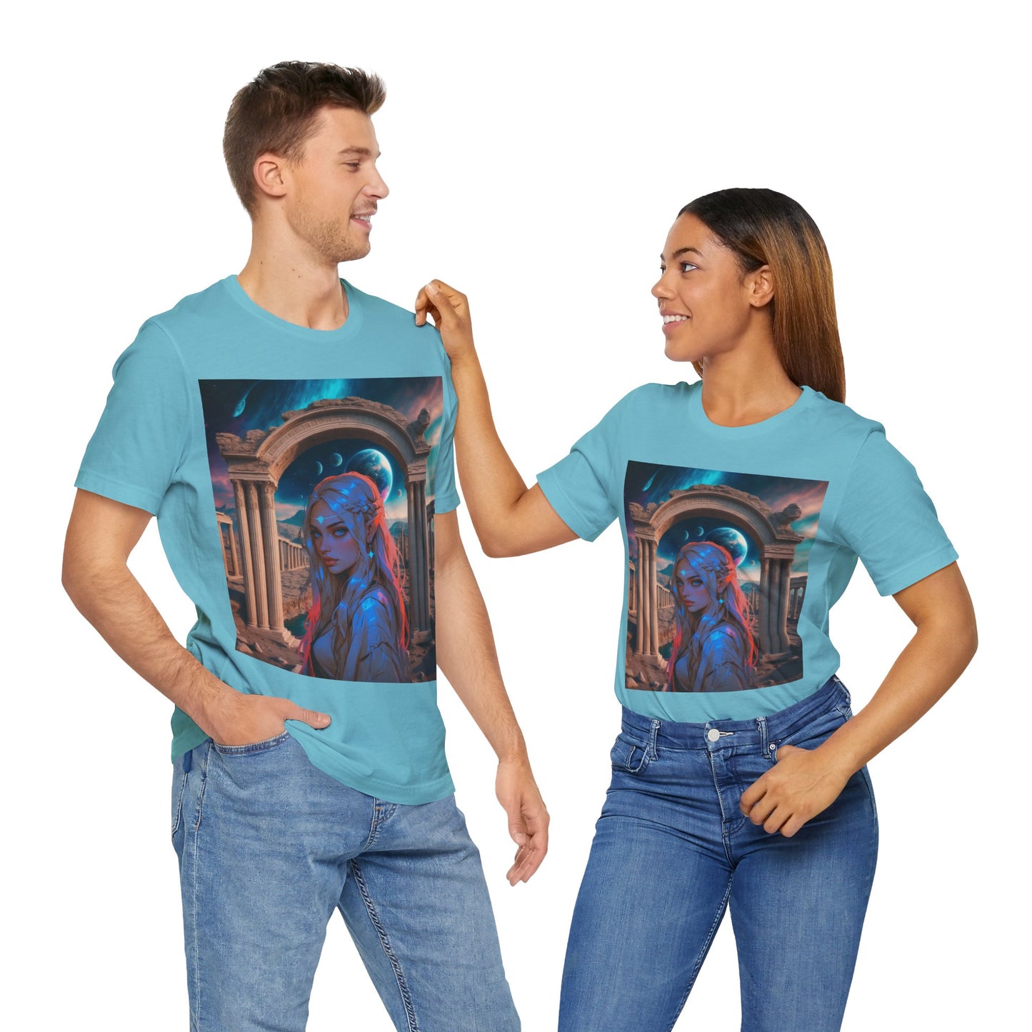 The Guardian of Likir Tor | HD Graphic | Fantasy | Elf | Unisex | Men's | Women's | Tee | T-Shirt