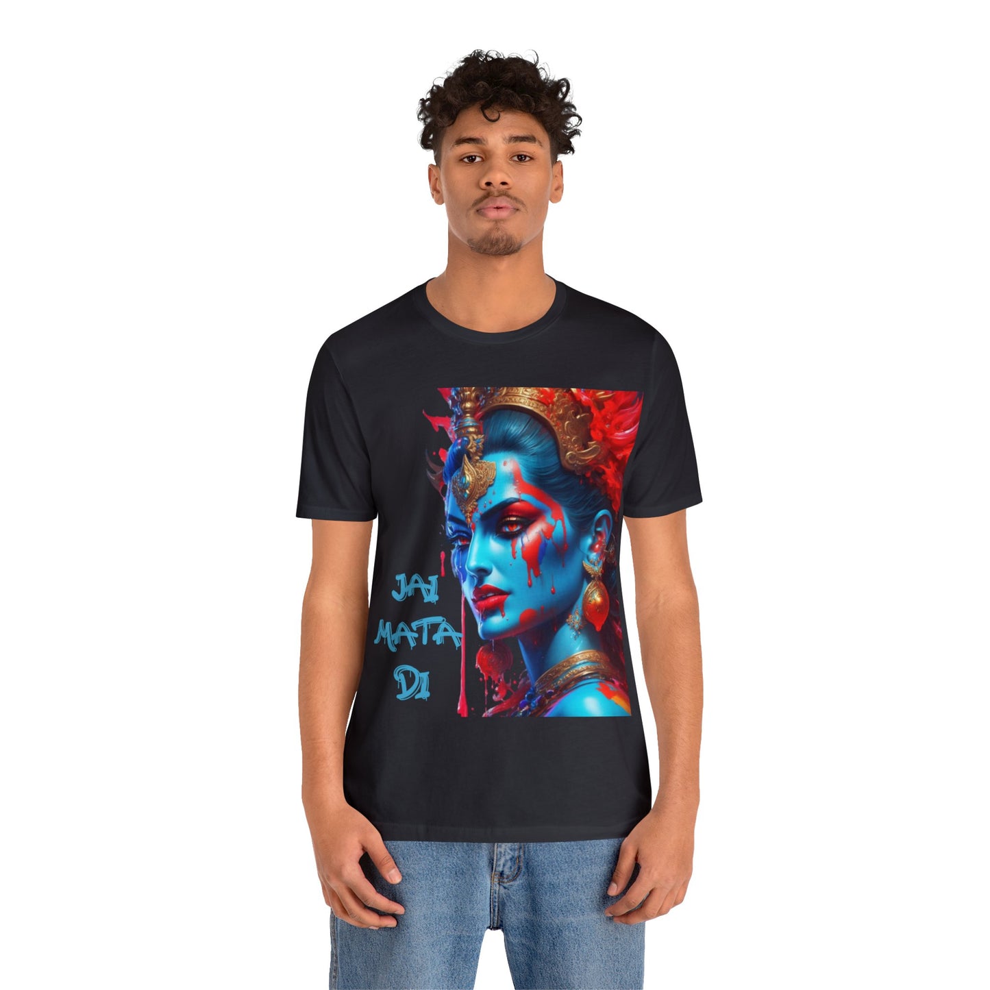 Maa Kali Tee | Jai Mata Di | Hindu Gift | The Black Mother | Spiritual | Unisex | Men's | Women's | Goddess | Victory To The | Mother Goddess | T-Shirt