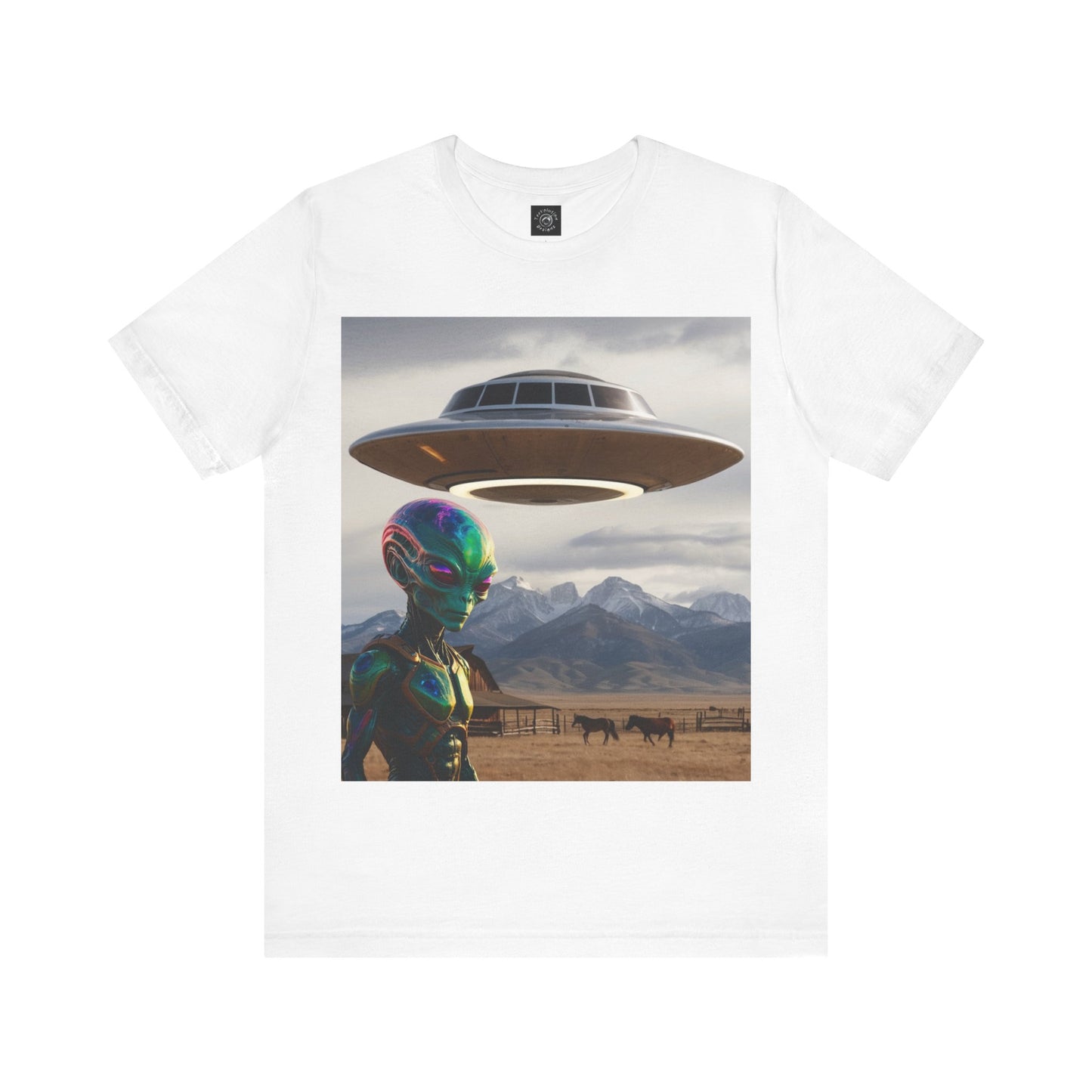 Believe! | HD Graphic | Alien | UFO | Close Encounter Of The First Kind | Spaceship | Unisex | Men's | Women's | Tee | T-Shirt