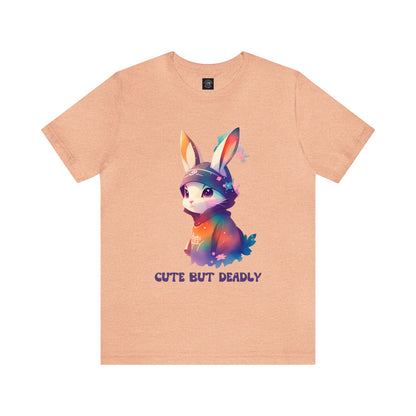 Cute But Deadly | Bunny Warrior | Cartoon | Rabbit | Usagi Yojimbo | Unisex | Men's | Women's | Tee | T-Shirt