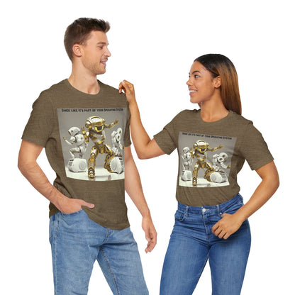 Dancing Robot | Tee | Party Gift | Rave | Techno | House Music | Hip Hop | Fun | Unisex | Men's | Women's | HD Graphics | All Ages | Cool | T-Shirt