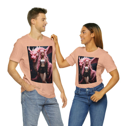 Dragon Lady | Fantasy | Anime | Gamer | HD Graphic | Unisex | Men's | Women's | Tee | T-Shirt