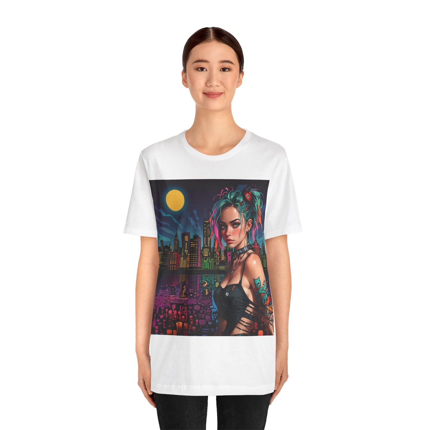 Cyberpunk Princess | Pastel | Cyberpunk | Unisex | Men's | Women's | Tee | T-Shirt