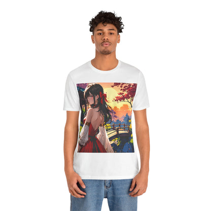 Utsukushī hana | HD Graphic | Anime Style | Pretty Girl | Unisex | Men's | Women's | Tee | T-Shirt