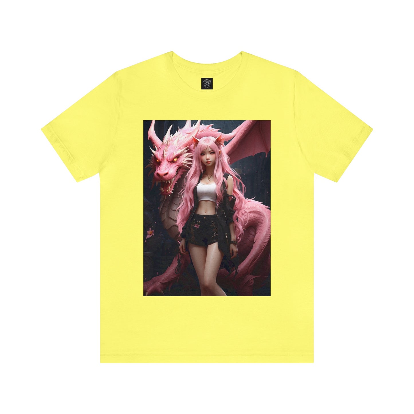 Dragon Lady | Fantasy | Anime | Gamer | HD Graphic | Unisex | Men's | Women's | Tee | T-Shirt