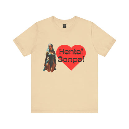 Hentai Senpai | Anime | CGI | Gamer | Fantasy Girl | Geek Gift | Unisex | Men's | Women's | Tee | T-Shirt