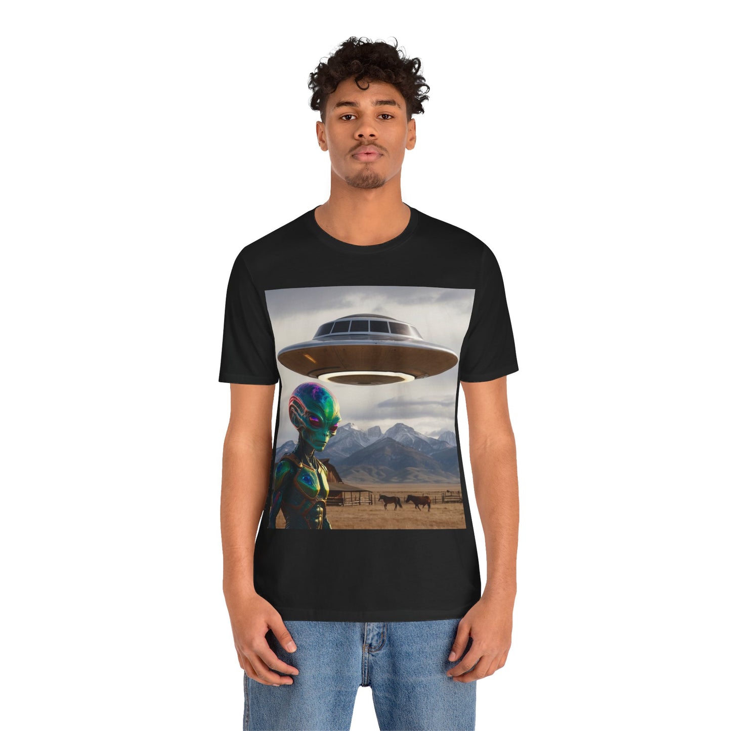 Believe! | HD Graphic | Alien | UFO | Close Encounter Of The First Kind | Spaceship | Unisex | Men's | Women's | Tee | T-Shirt