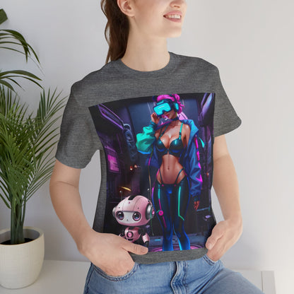 Cyber Cuties | HD Graphic | Anime | Cyber Punk | Unisex | Men's | Women's | Tee | T-Shirt