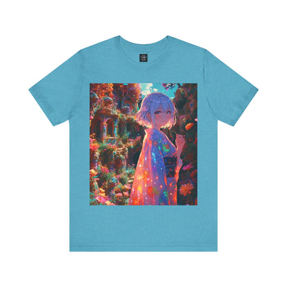 Floral Visions | HD Graphic| Anime | Pretty Girl | Unisex | Men's | Women's | Tee | T-Shirt