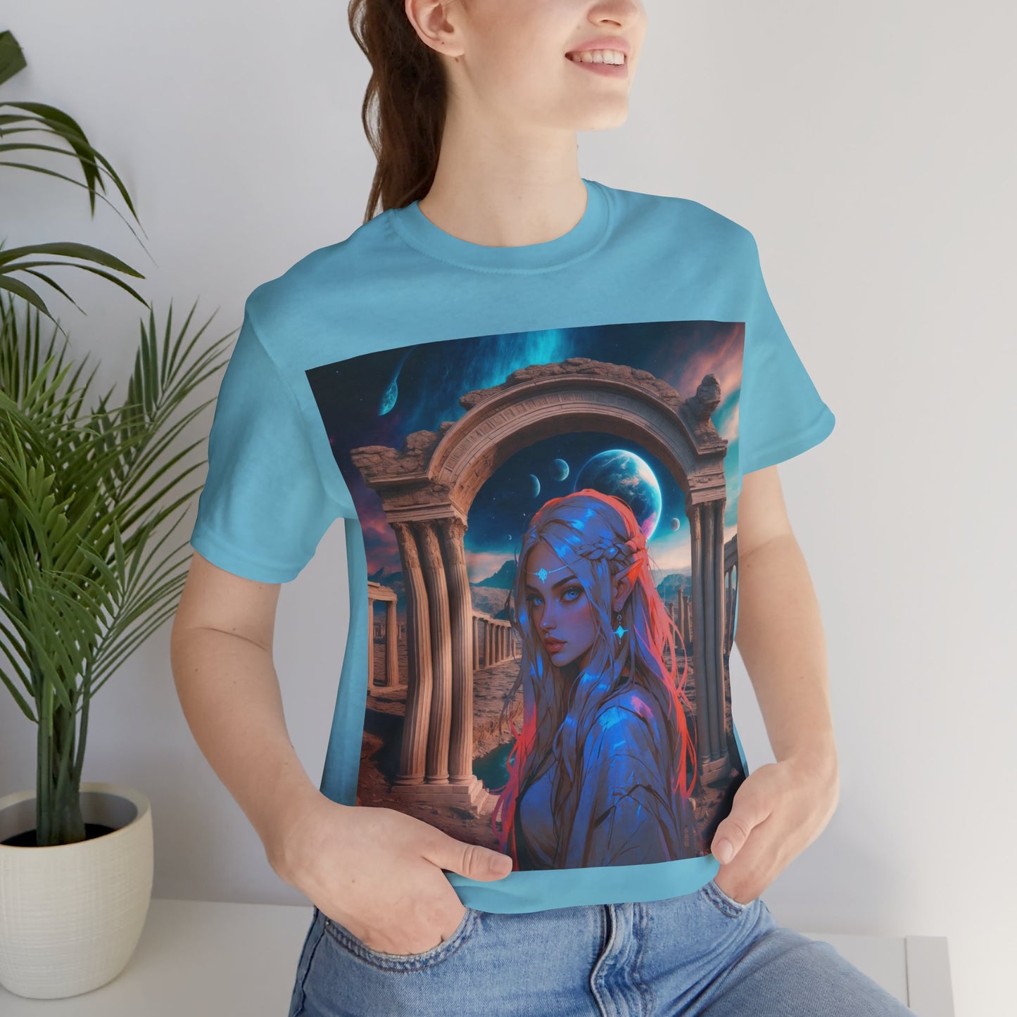 The Guardian of Likir Tor | HD Graphic | Fantasy | Elf | Unisex | Men's | Women's | Tee | T-Shirt