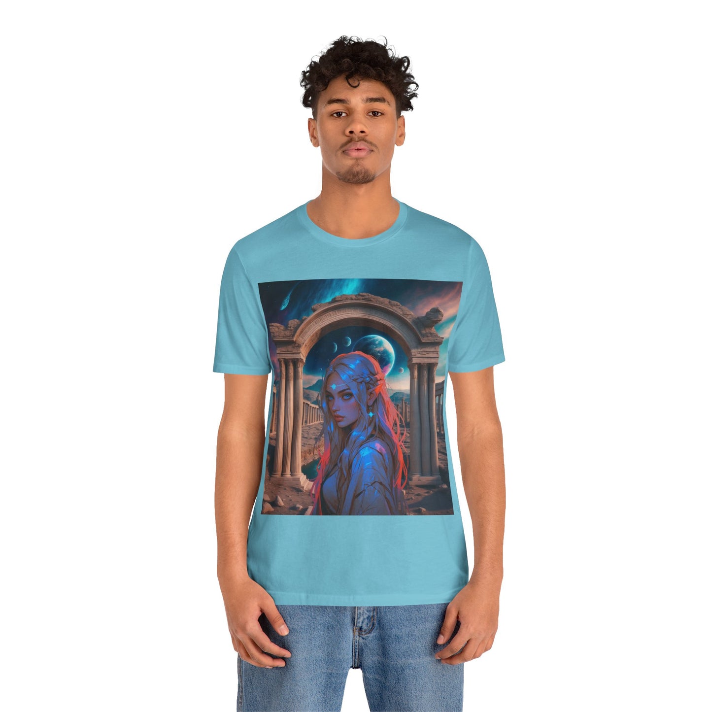 The Guardian of Likir Tor | HD Graphic | Fantasy | Elf | Unisex | Men's | Women's | Tee | T-Shirt