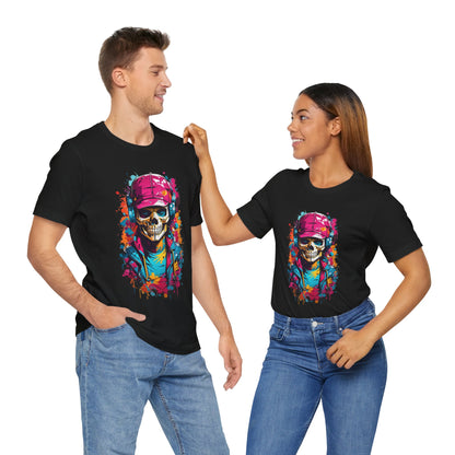 Colorful Skull | Gamer | Music | Intense | Unisex | Men's | Women's | Tee | T-Shirt