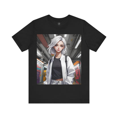 Subway Service | HD Graphic | Anime | Pretty Girl | Unisex | Men's | Women's | Tee | T-Shirt