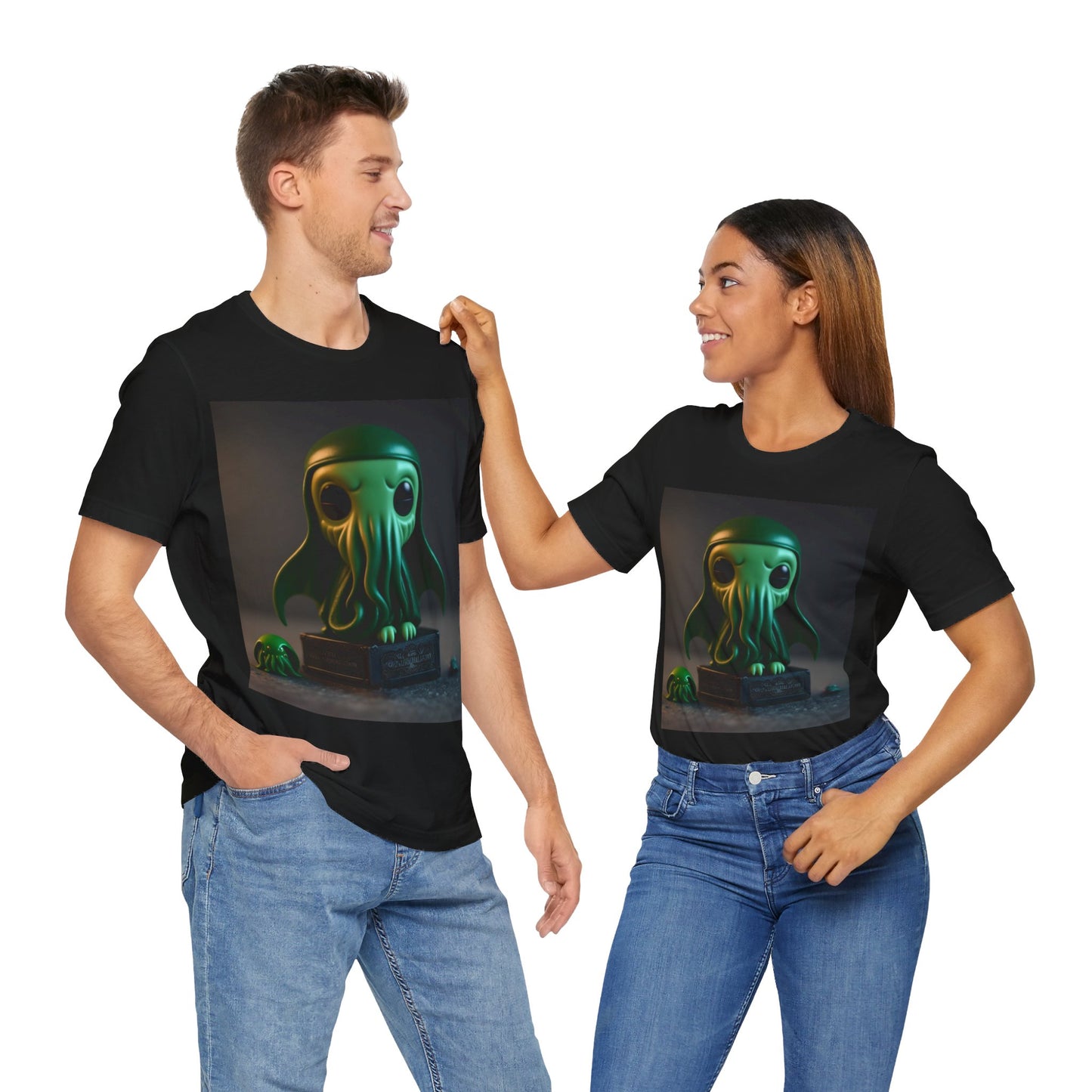 Cthulhu Pop Tee | H.P Lovecraft | The Book | Geek Gift | Fantasy Character | Sci Fi Lovers | Cute | Unisex | Men's | Women's | Tee | T-Shirt | Funko Style