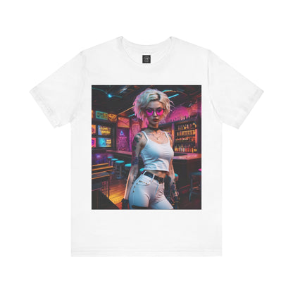 Bartender | HD Graphic | She Made Us Drinks To Drink, We Drunk Em | CyberPunk | Unisex | Men's | Women's | Tee | T-Shirt