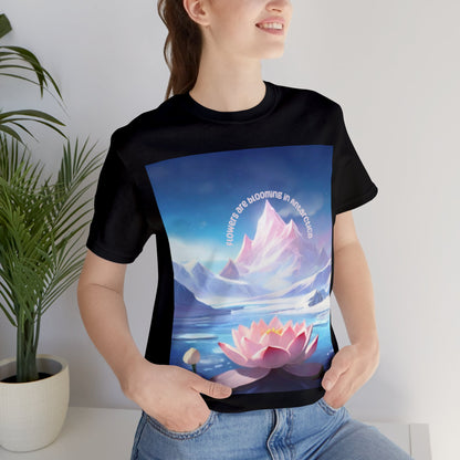 Flowers Are Blooming In Antarctica | IYKYK | Climate Change | Unisex | Men's | Women's | Tee | T-Shirt | FABIA | Quality tee print