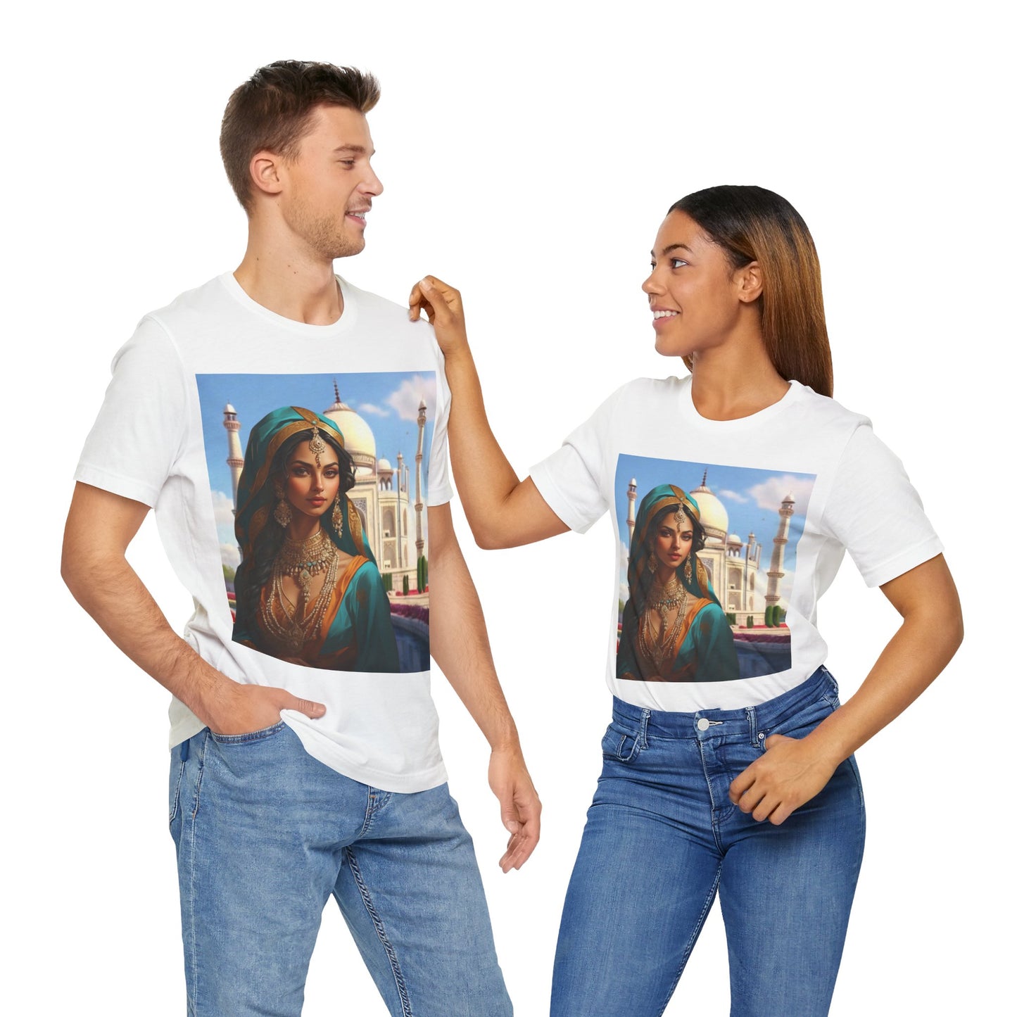 Shuddh Saundary | Taj Mahal | Pure Beauty | HD Graphic | Unisex | Men's | Women's | Tee | T-Shirt