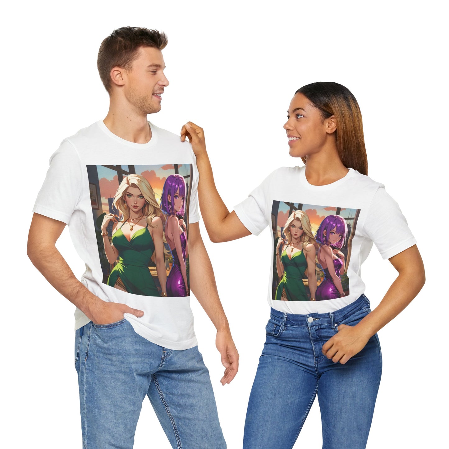 Girls Just Wanna Have Fun | HD Graphic | Party Girls | Anime | Unisex | Men's | Women's | Tee | T-Shirt