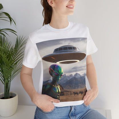 Believe! | HD Graphic | Alien | UFO | Close Encounter Of The First Kind | Spaceship | Unisex | Men's | Women's | Tee | T-Shirt