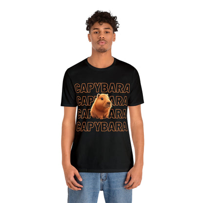 Capybara | Tik Tok | Animal Print | Cute | South America | Wildlife | Nature Lover's Gift | Unisex | Men's | Women's | Tee | T-Shirt