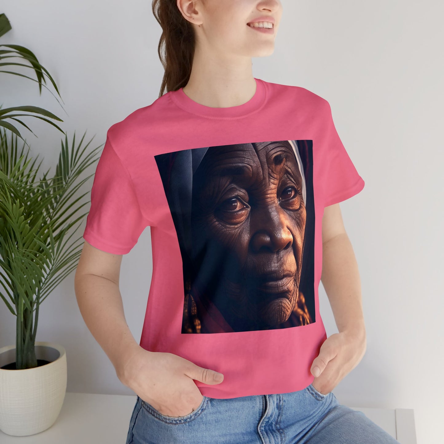 Wisdom's Face | African Woman | HD | Photorealistic | Unisex | Men's | Women's | Tee | T-Shirt