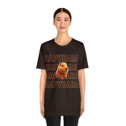 Capybara | Tik Tok | Animal Print | Cute | South America | Wildlife | Nature Lover's Gift | Unisex | Men's | Women's | Tee | T-Shirt