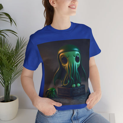 Cthulhu Pop Tee | H.P Lovecraft | The Book | Geek Gift | Fantasy Character | Sci Fi Lovers | Cute | Unisex | Men's | Women's | Tee | T-Shirt | Funko Style