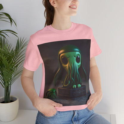 Cthulhu Pop Tee | H.P Lovecraft | The Book | Geek Gift | Fantasy Character | Sci Fi Lovers | Cute | Unisex | Men's | Women's | Tee | T-Shirt | Funko Style