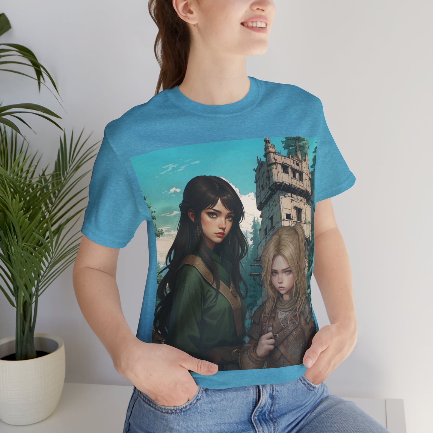 The Fallen Harbor | HD Graphic | Fantasy | Dungeons and Dragons | Unisex | Men's | Women's | Tee | T-Shirt