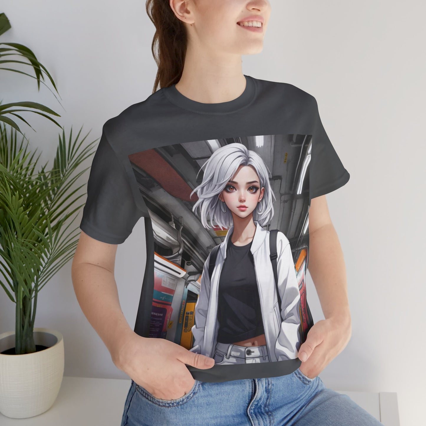 Subway Service | HD Graphic | Anime | Pretty Girl | Unisex | Men's | Women's | Tee | T-Shirt