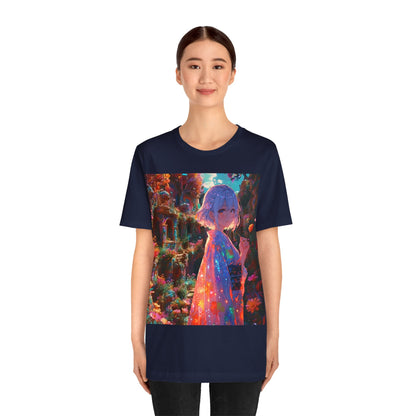 Floral Visions | HD Graphic| Anime | Pretty Girl | Unisex | Men's | Women's | Tee | T-Shirt