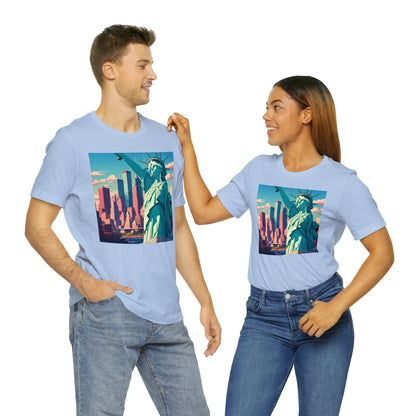 Statue of Liberty | Lady Liberty | Patriotic Gift | New York City | Independence Day | July 4th | USA | Freedom | Unisex | Men's | Women's | Tee | T-Shirt