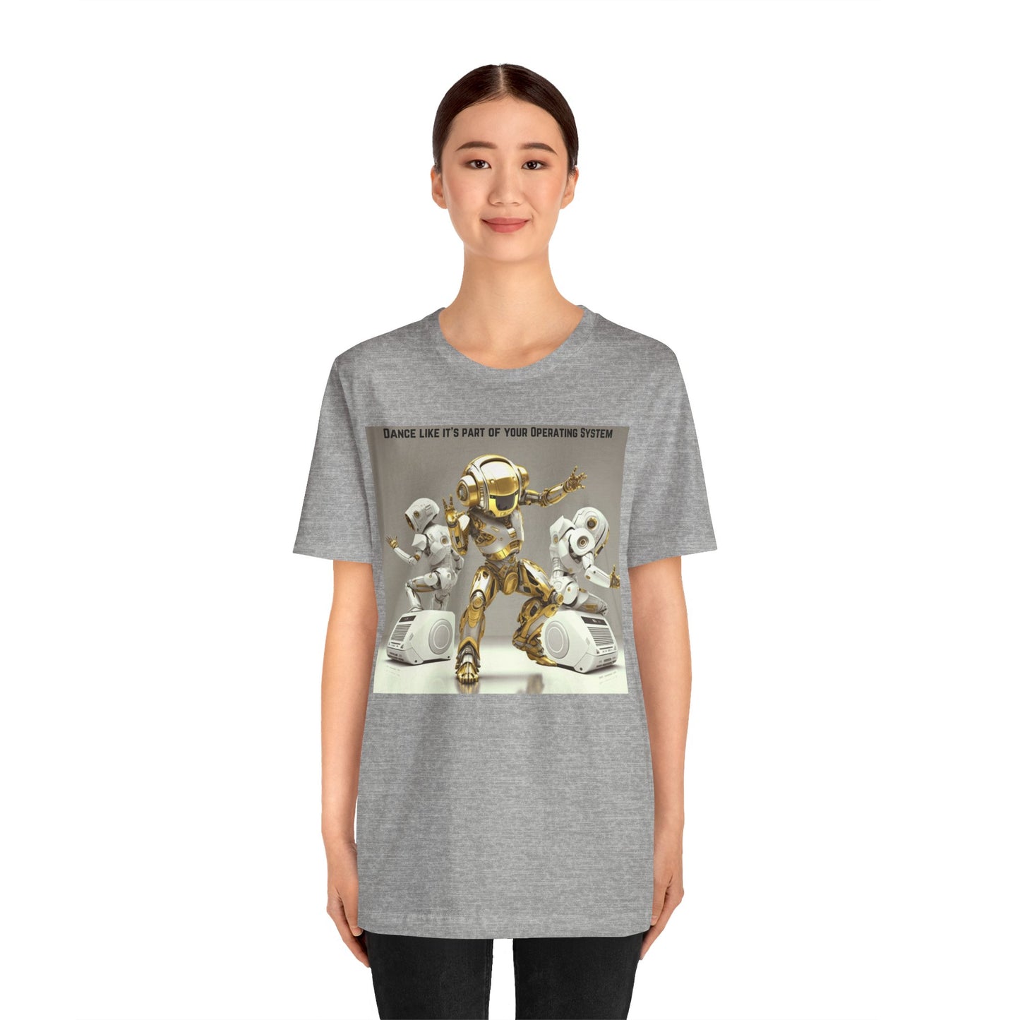 Dancing Robot | Tee | Party Gift | Rave | Techno | House Music | Hip Hop | Fun | Unisex | Men's | Women's | HD Graphics | All Ages | Cool | T-Shirt