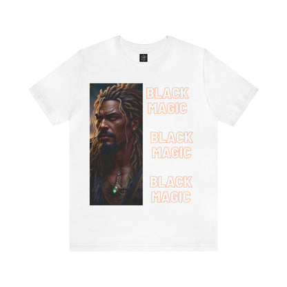 Black Magic Tee | Priest | Afrocentric | HD Graphic |  Strong Men | Unisex | Men's | Women's | Tee | T-Shirt | Black Fantasy Character |