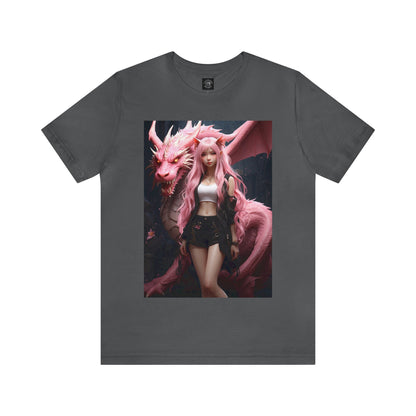 Dragon Lady | Fantasy | Anime | Gamer | HD Graphic | Unisex | Men's | Women's | Tee | T-Shirt