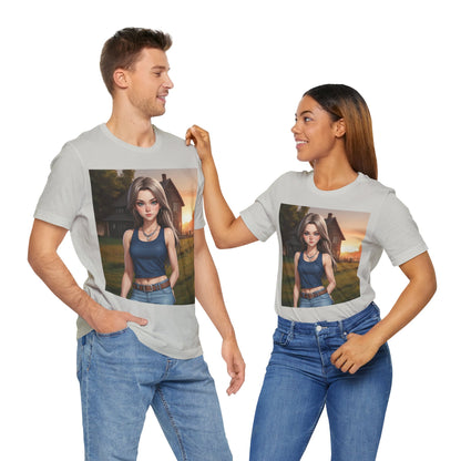 Country Girl | HD Graphic | Pretty Girl | Unisex | Men's | Women's | Tee | T-Shirt