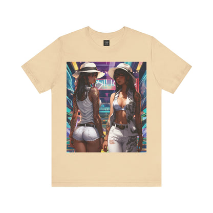 Girls Night Out | HD Graphic | Anime Style | Party | 2 Girls 1 Shirt | Unisex | Men's | Women's | Tee | T-Shirt