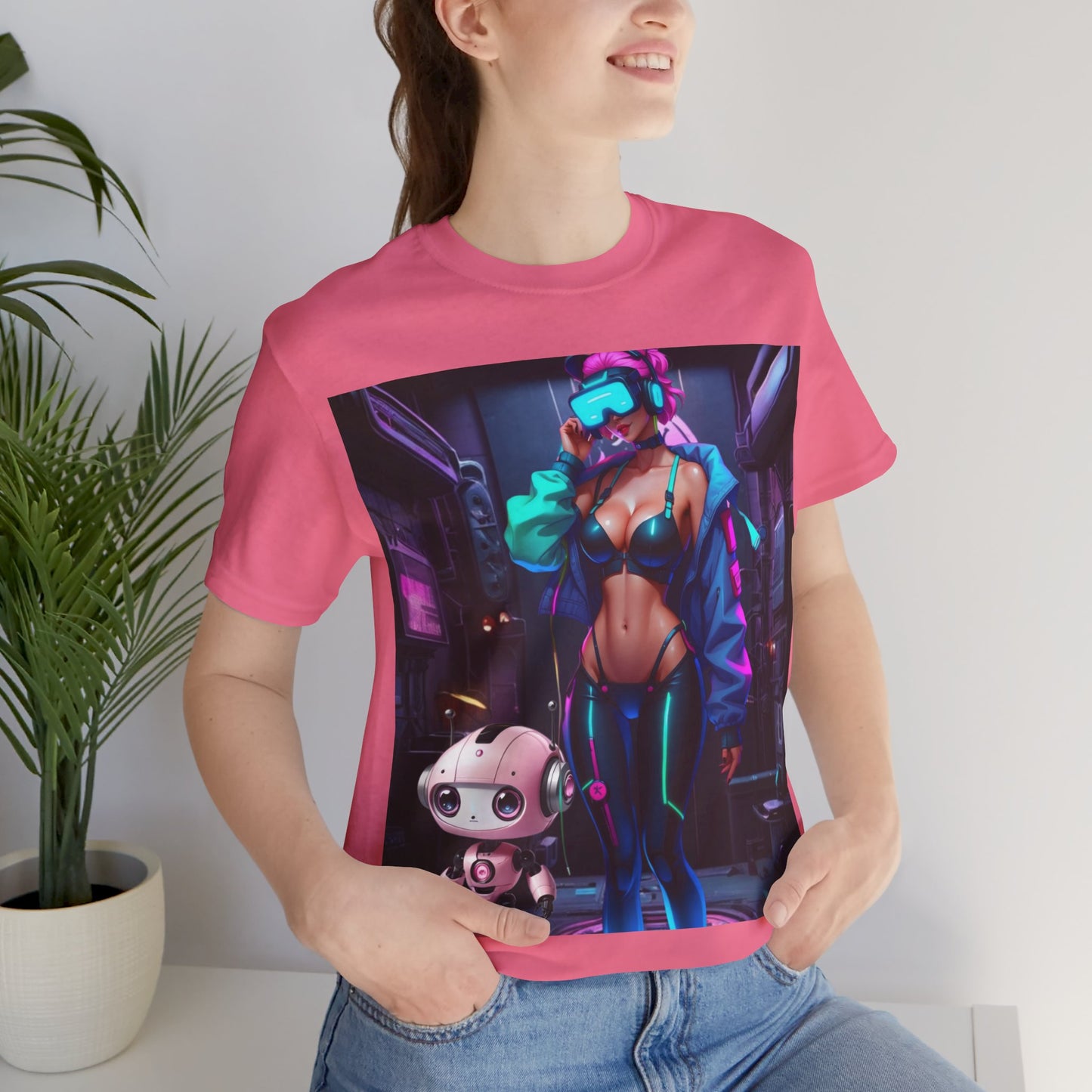 Cyber Cuties | HD Graphic | Anime | Cyber Punk | Unisex | Men's | Women's | Tee | T-Shirt