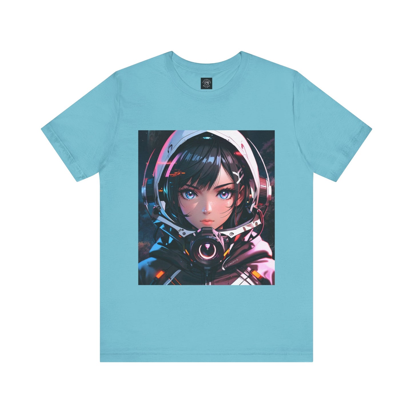 Starlit Stunner | HD Graphic | Sci-Fi | Anime | Woman Astronaut | Unisex | Men's | Women's | Tee | T-Shirt