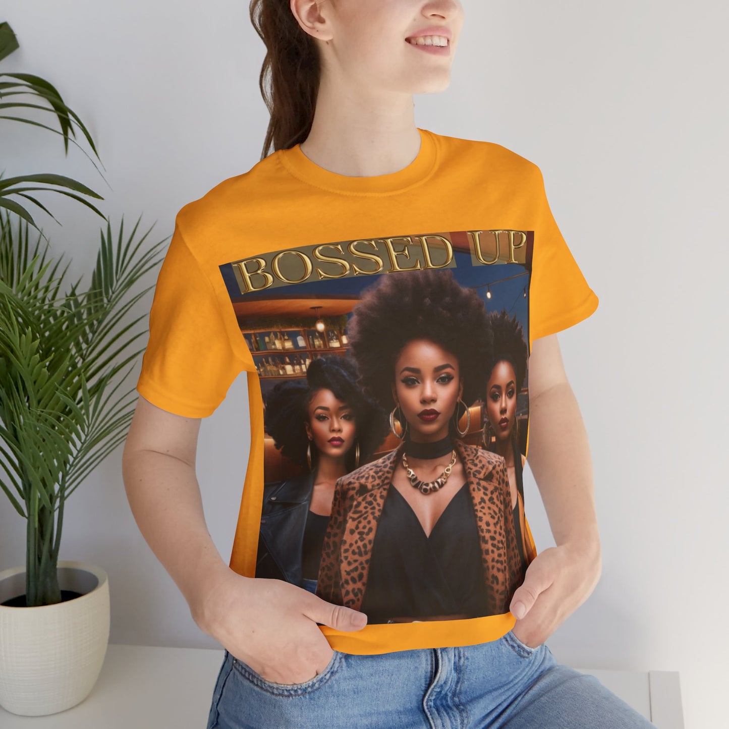 Bossed Up | HD Graphic | Black Girl Magic | Black Empowerment | Female Empowerment | Unisex | Men's | Women's | Tee | T-Shirt