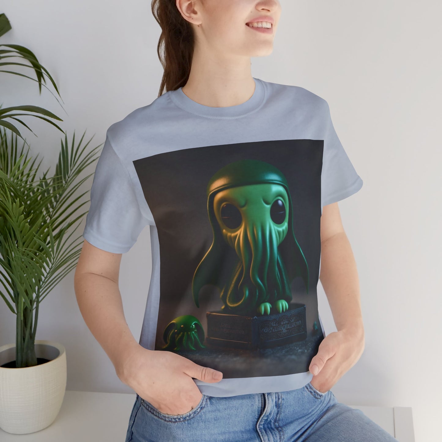 Cthulhu Pop Tee | H.P Lovecraft | The Book | Geek Gift | Fantasy Character | Sci Fi Lovers | Cute | Unisex | Men's | Women's | Tee | T-Shirt | Funko Style