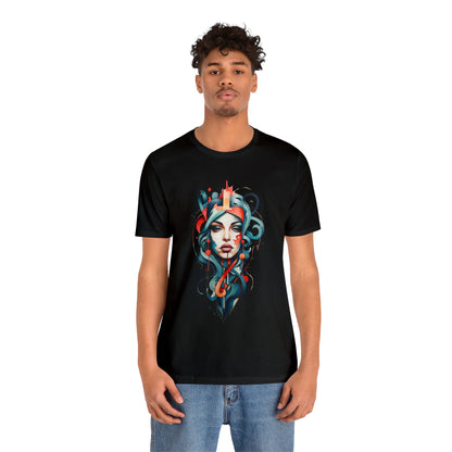 Abstract Woman's Face | HD Graphic | Classic Style | Men's | Women's | Tee | T-Shirt