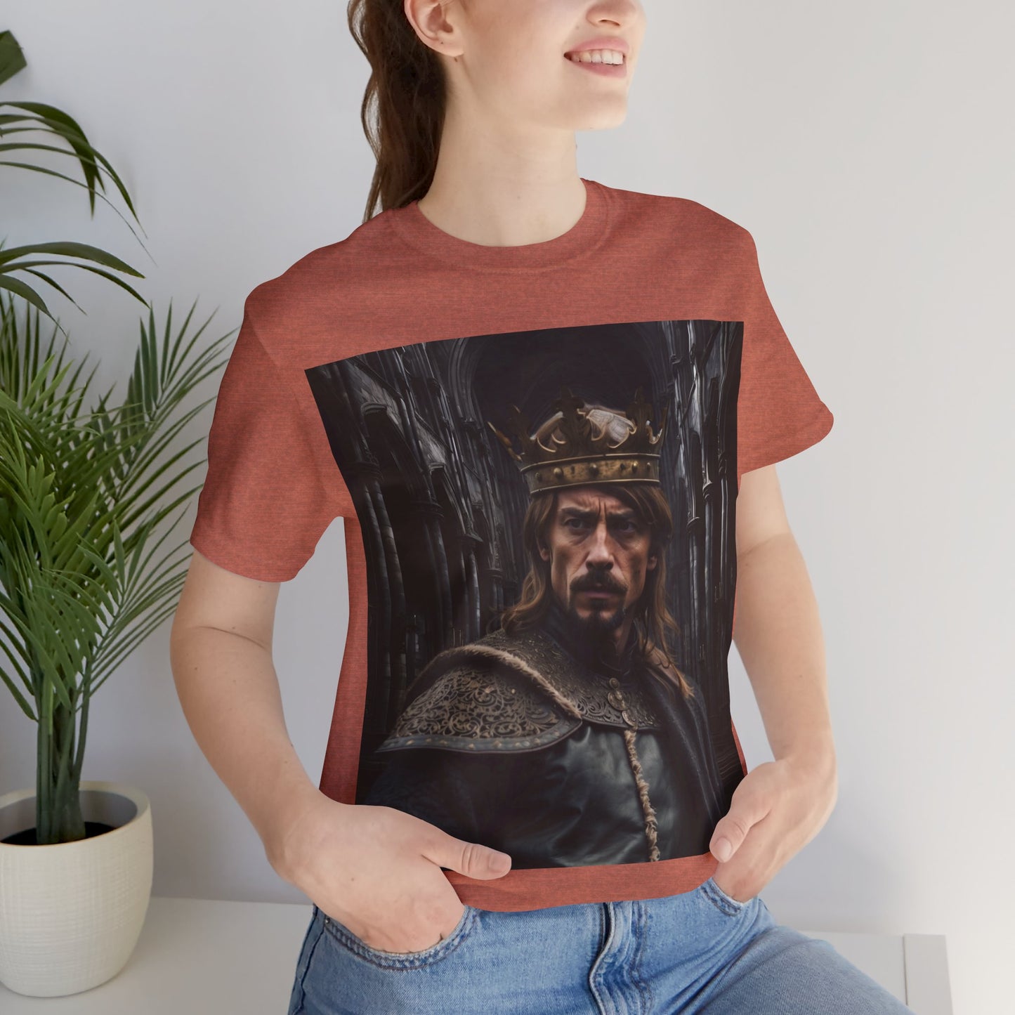 Uneasy Lies The Head | HD Graphic | King | Medieval | Unisex | Men's | Women's | Tee | T-Shirt